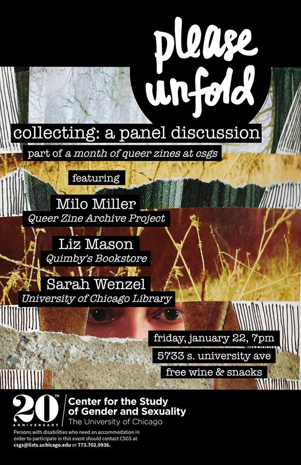 The poster for a Please Unfold panel